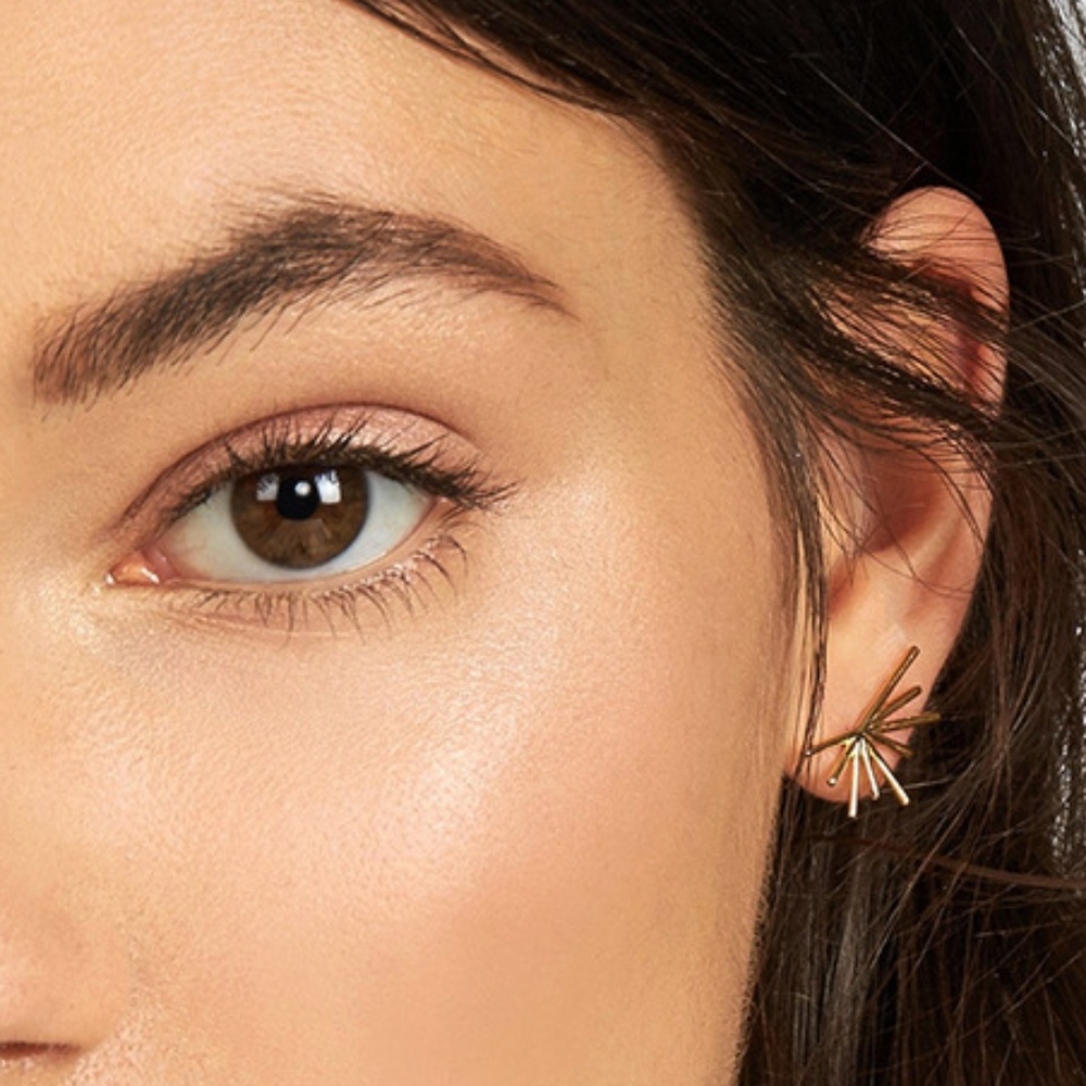 CELESTE | Star Burst Statement Earrings - Picture 2 of 6